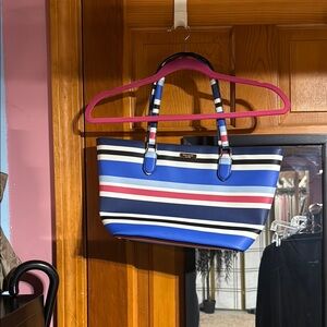 Kate Spade Nautical Blue and White Tote